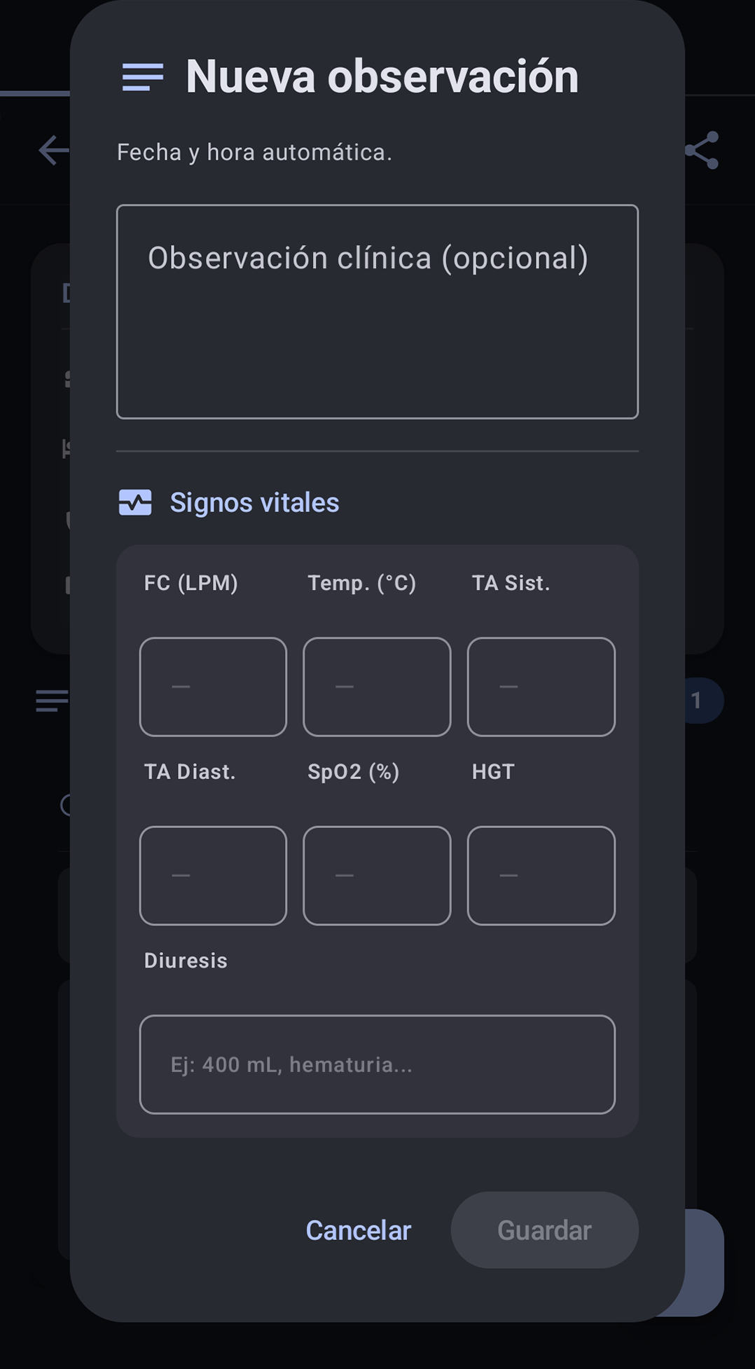 Captura de la app movil MedSync 4